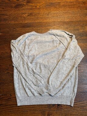 J. Crew Men's Heather Gray Crewneck Sweater